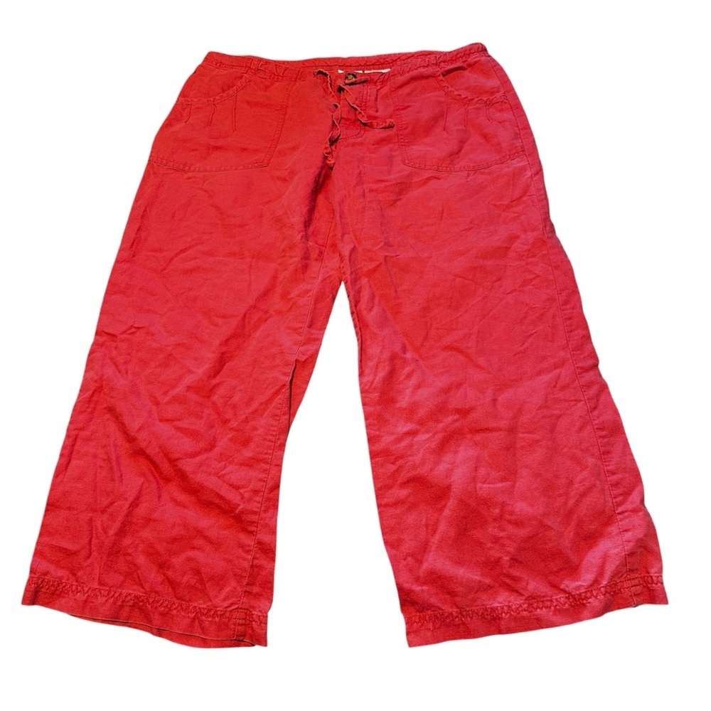 Coral Wide-Leg capris Columbia brand